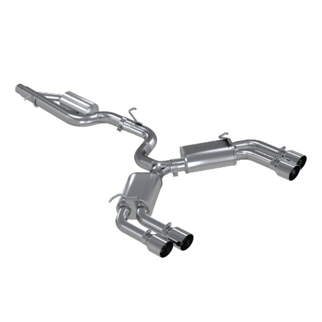 MBRP cat-back exhaust system fits 2015-2020 Audi Armor Pro Series T304 stainless steel S4601304