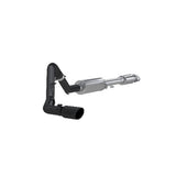 MBRP cat-back exhaust system fits 2015-2020 Ford F-150 single side exit aluminized steel S5256BLK 3 inch inlet/outlet