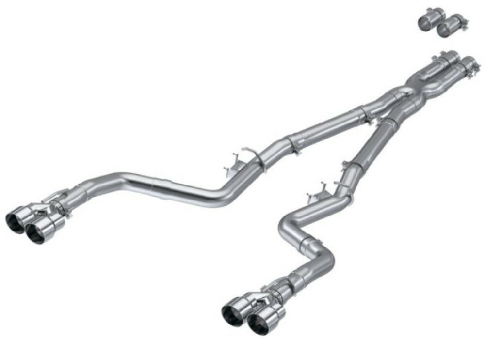 t Fits 2015-2022 Dodge Challenger 3in. Cat Back; Dual Rear; Quad Tips - S7114AL MBRP Exhaust