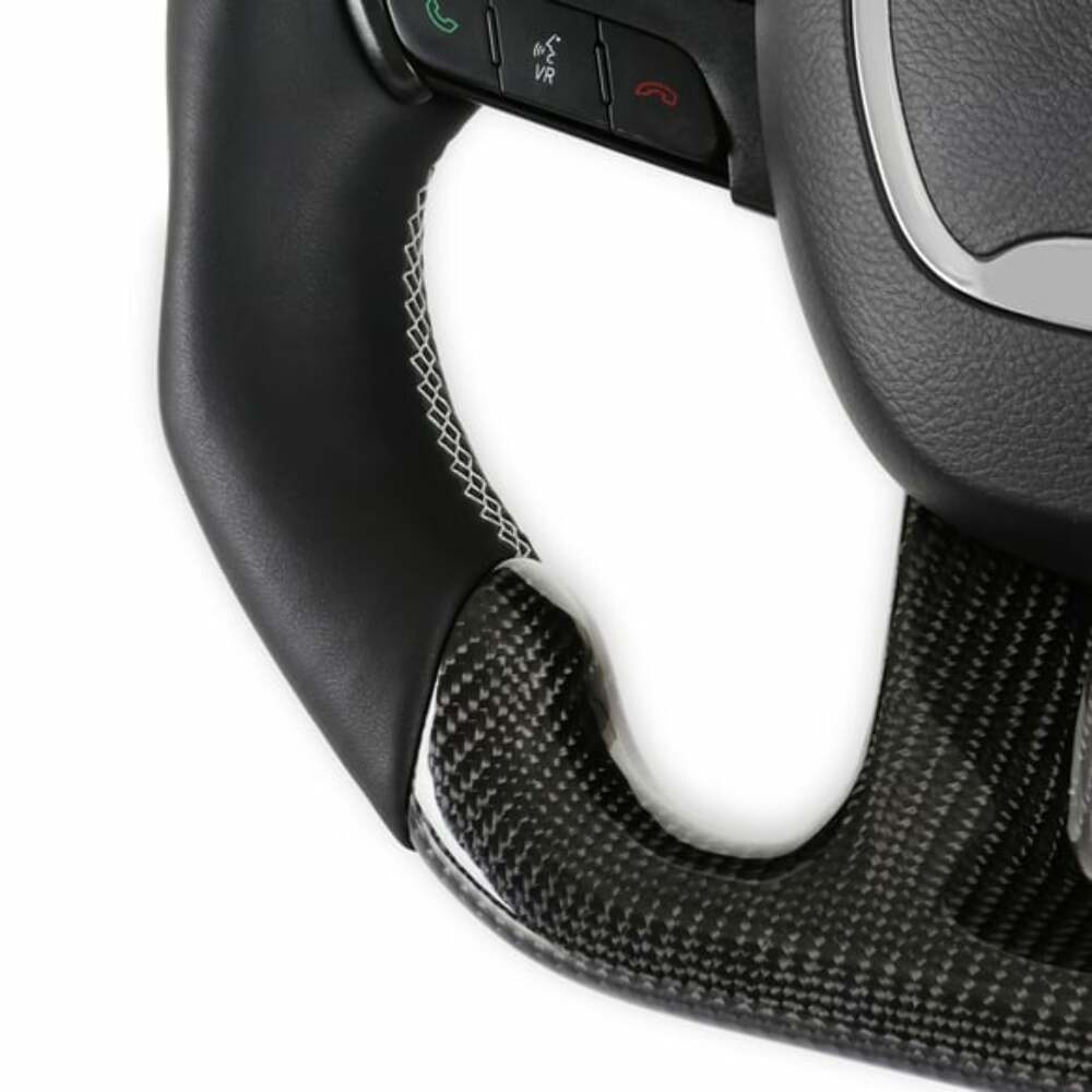 Fits 2015-2022 Dodge Charger; Steering Wheel-Carbon Fiber Heated-CH950-19