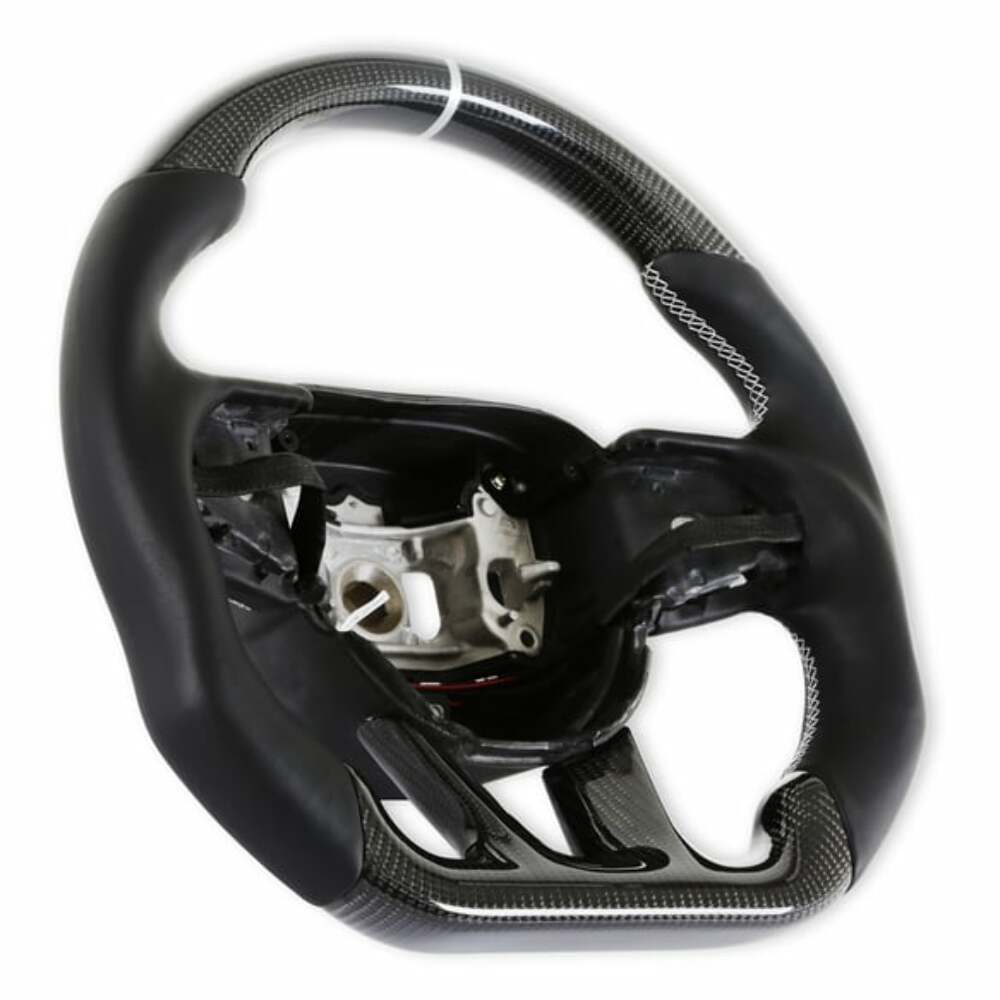 Fits 2015-2022 Dodge Charger; Steering Wheel-Carbon Fiber Heated-CH950-19