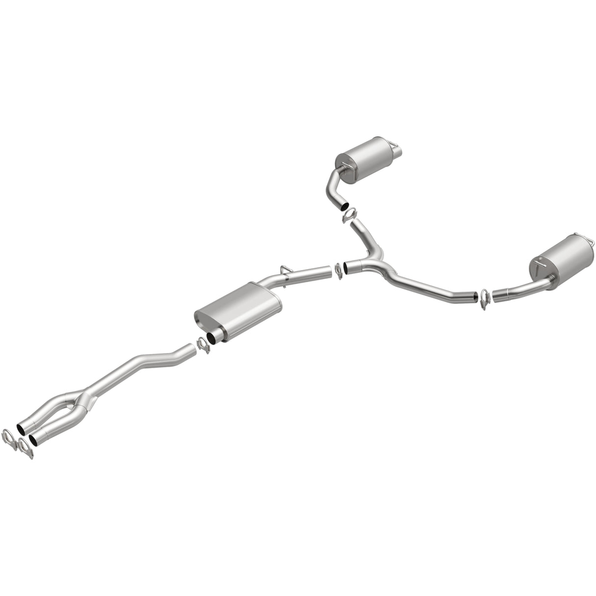 Fits 2015-2023 Chrysler 300 Direct-Fit Replacement Exhaust System 106-0773 for 2015-2023 Dodge aluminized steel