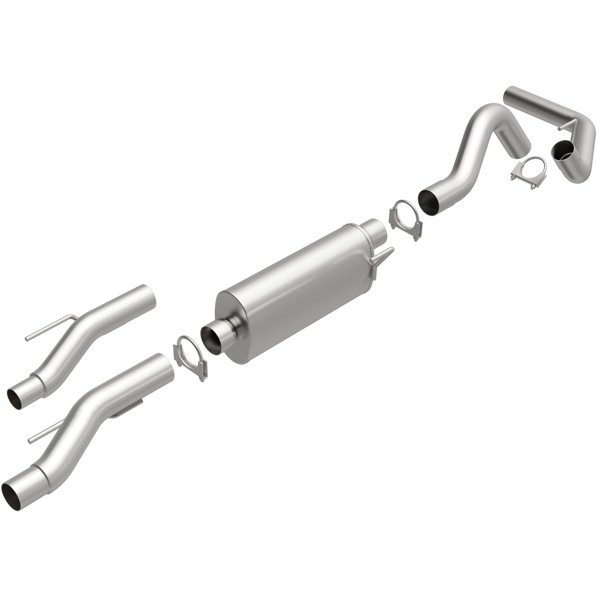 Fits 2015-2023 Ford F-150 Direct-Fit Replacement Exhaust System 106-0745 aluminized steel