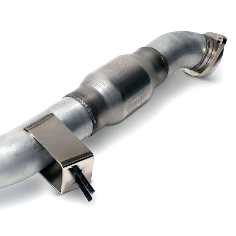 Fits 2015-23 Mustang 2.3L 3" High Flow Down Pipe w/High Flow Catalytic-1809