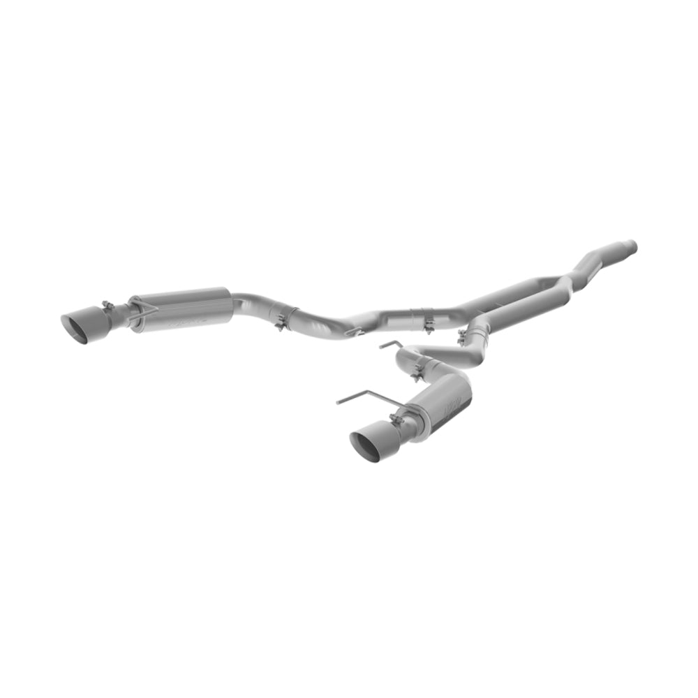 t Fits 2015-24 Mustang 3" Cat Back Dual Split Rear Race Version 4.5" tips-S7275409 MBRP Exhaust