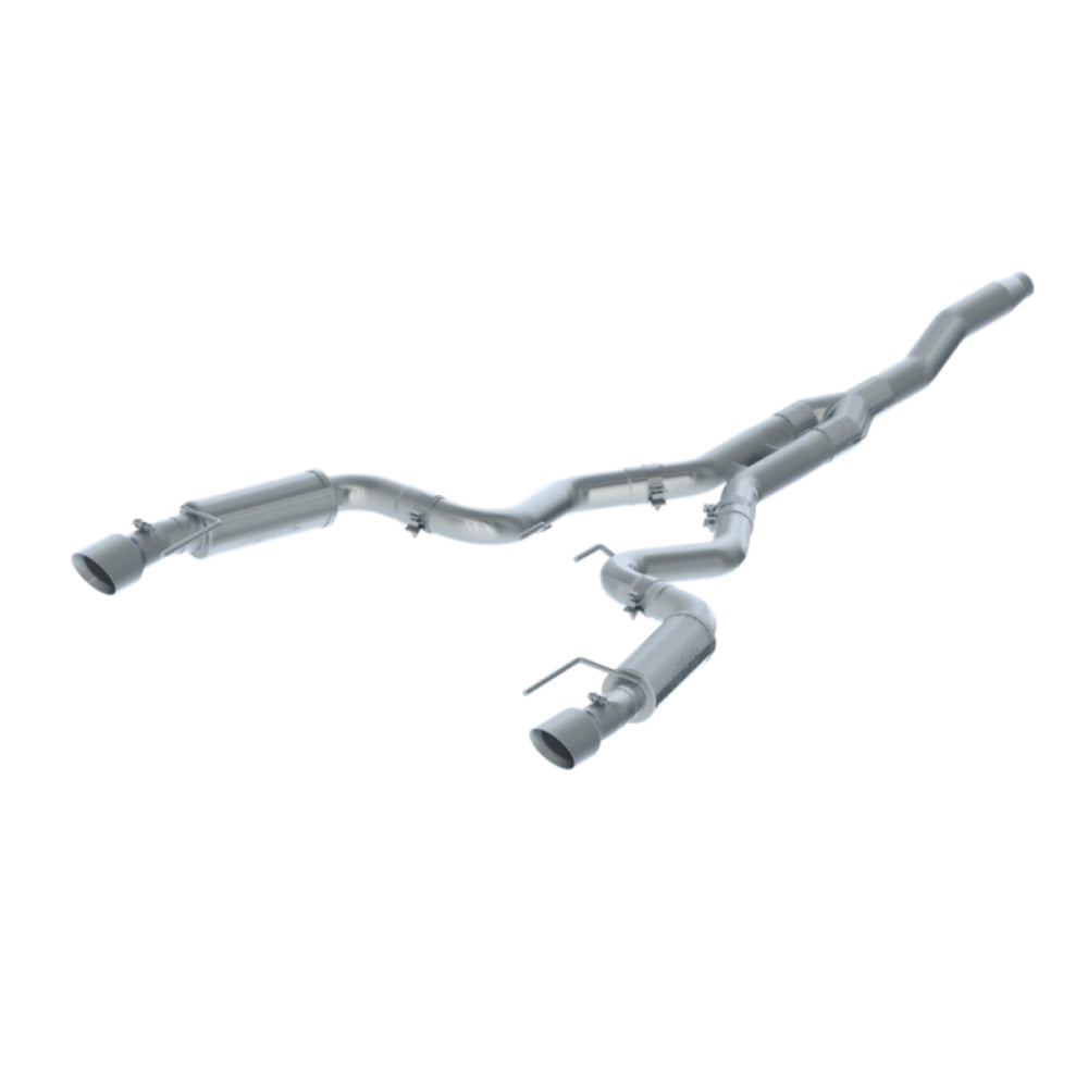 t Fits 2015-24 Mustang 3" Cat Back Dual Split Rear Race Version 4.5" tips-S7275409 MBRP Exhaust