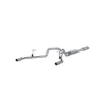 MBRP cat-back exhaust system fits 2016-2020 Ford F-150 dual rear exit Armor Plus Series T409 stainless steel S5258409 2 inch inlet/outlet