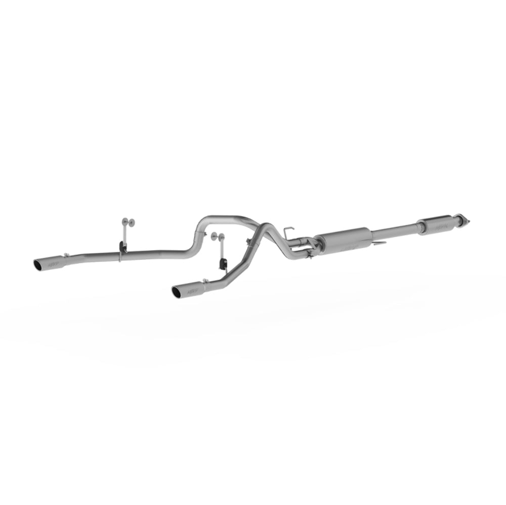 MBRP cat-back exhaust system fits 2016-2020 Ford F-150 dual rear exit Armor Plus Series T409 stainless steel S5258409 2 inch inlet/outlet