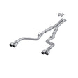 MBRP cat-back exhaust system fits 2016-2023 Dodge Challenger dual rear exit aluminized steel S7113AL 3 inch inlet/outlet