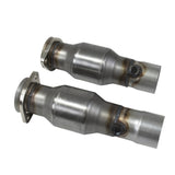t Fits 2016-2024 Camaro SS V8 2-3/4" Short Mid Pipes w/High Flow Converters-40441 BBK Performance