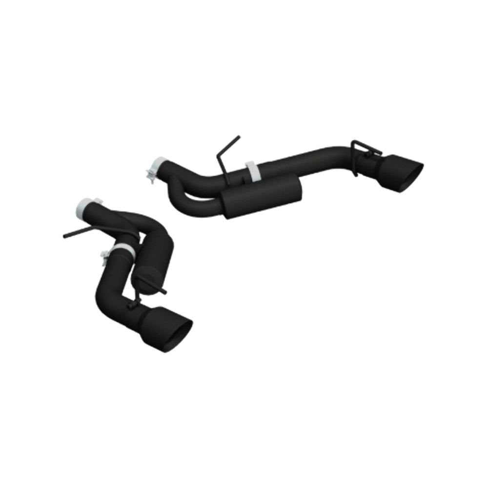 t Fits 2016-2024 Chevrolet Camaro 3" Dual Axel Back, Black Coated - S7034BLK MBRP Exhaust