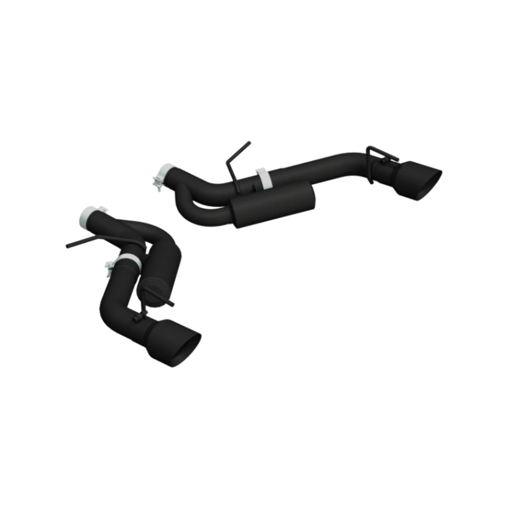 t Fits 2016-2024 Chevrolet Camaro 3" Dual Axel Back, Black Coated - S7034BLK MBRP Exhaust