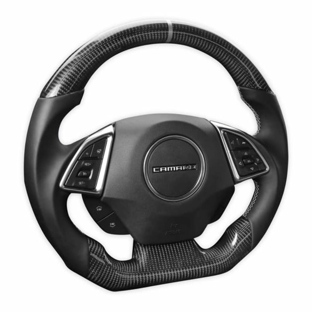 Fits 2016-22 Chevrolet Camaro Muscle Cars Steering Wheel Carbon Fiber CA950-13