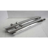 Fits 2016-23 Harley Davidson Angle Cut Slip On Muffler Chrome Exhaust 2" Baffle Jones Exhaust 2 inch