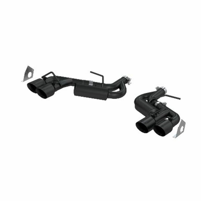 MBRP axle-back exhaust system fits 2016-2024 Chevy Camaro aluminized steel black coated S7039BLK 2.5 inch inlet/outlet