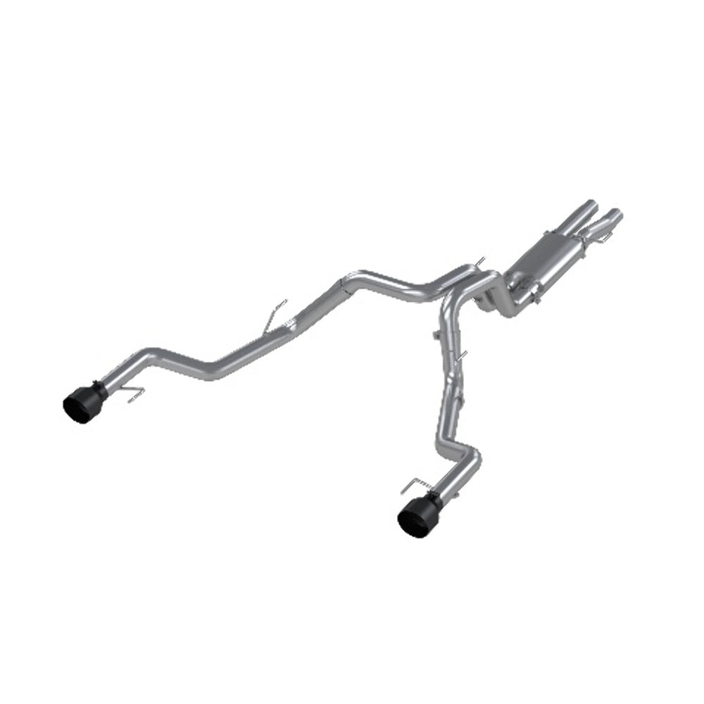 MBRP performance muffler fits 2017-2020 Ford F-150 dual rear exit Armor Plus Series T409 stainless steel S5264409 3 inch inlet/outlet