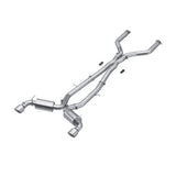 MBRP cat-back exhaust system fits 2017-2020 Infiniti dual rear exit Armor Pro Series T304 stainless steel S4404304