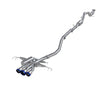 MBRP cat-back exhaust system fits 2017-2021 Honda Armor Pro Series T304 stainless steel S49013BE