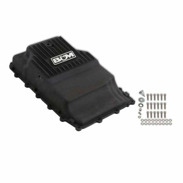 t Fits 2017-2023 Ford F-150 Deep Transmission Pan-Ford 10R80-Aluminum-Black-71400 B&M