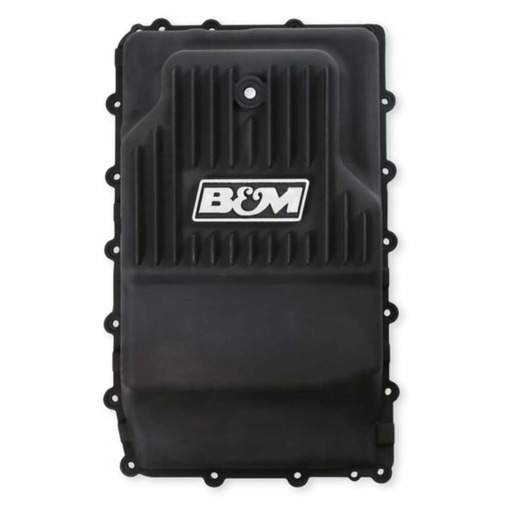 t Fits 2017-2023 Ford F-150 Deep Transmission Pan-Ford 10R80-Aluminum-Black-71400 B&M
