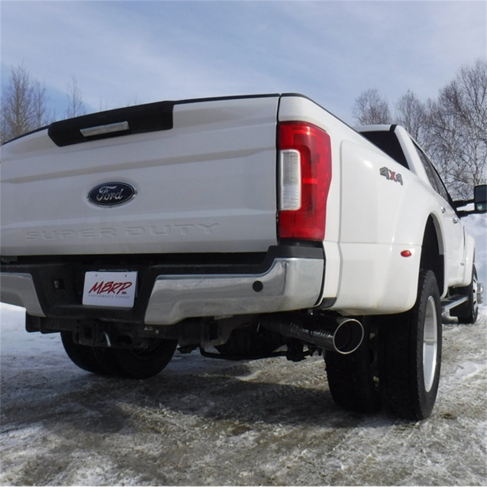 MBRP filter-back exhaust system fits 2017-2023 Ford F-350 aluminized steel S62930AL 5 inch inlet/outlet