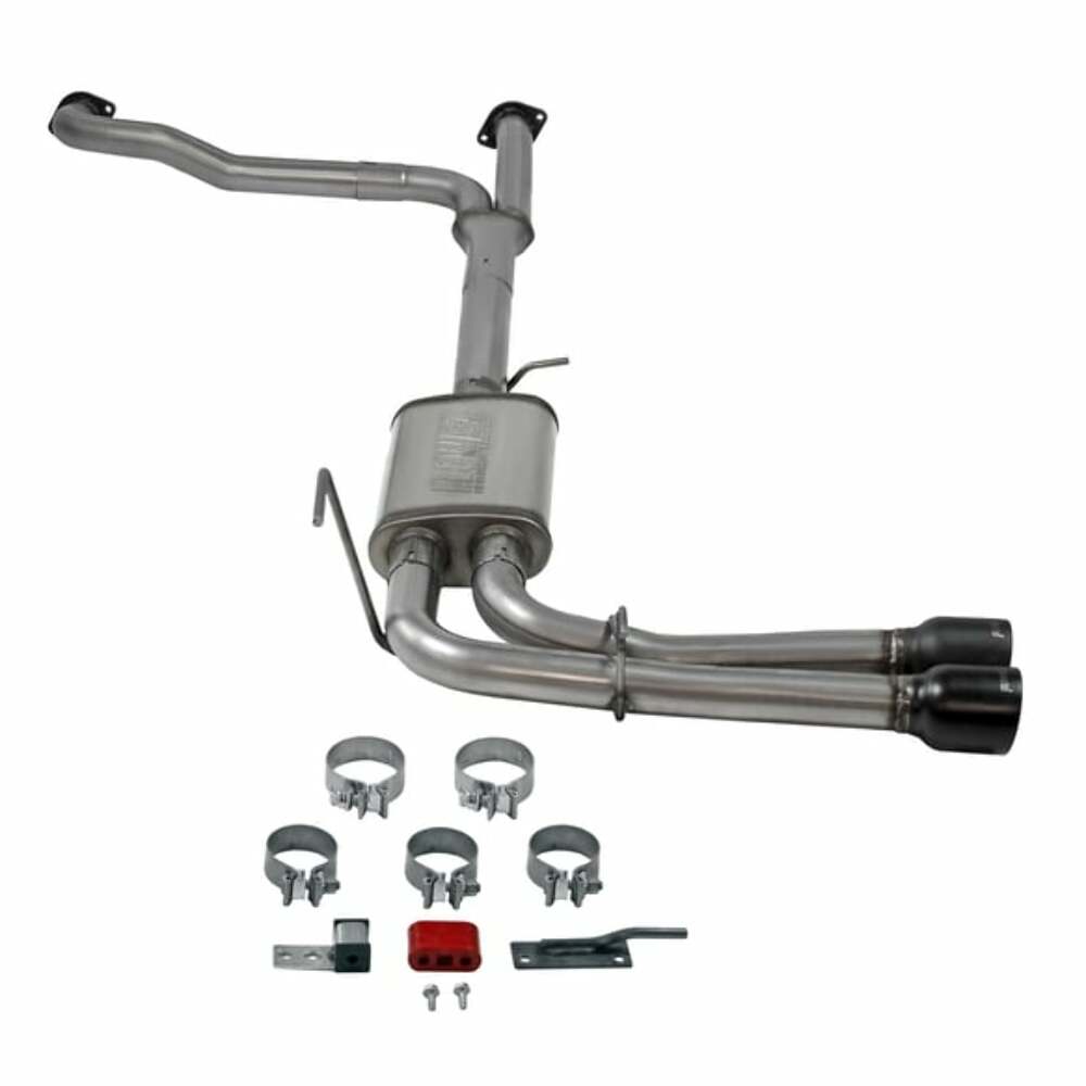 t Fits 2017-2023 Nissan Titan 5.6L, Dual Same Side Out Exit, Exhaust System-718105 Flowmaster