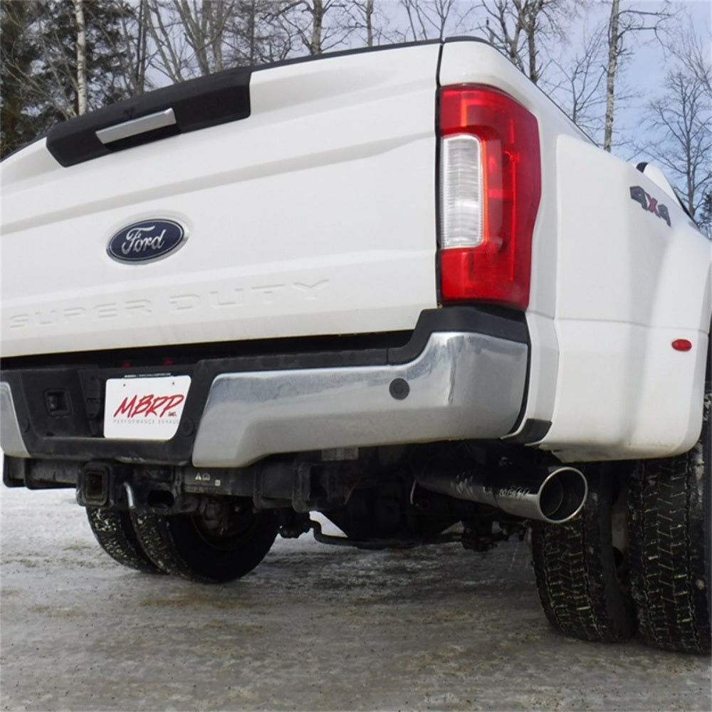 MBRP filter-back exhaust system fits 2017-2024 Ford F-250 aluminized steel S6289AL 4 inch inlet/outlet