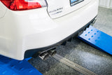 t Fits 2017-21 Subaru WRX 2.5" Axle Back Dual Split Rear w/Carbon Tips-S48013CF MBRP Exhaust