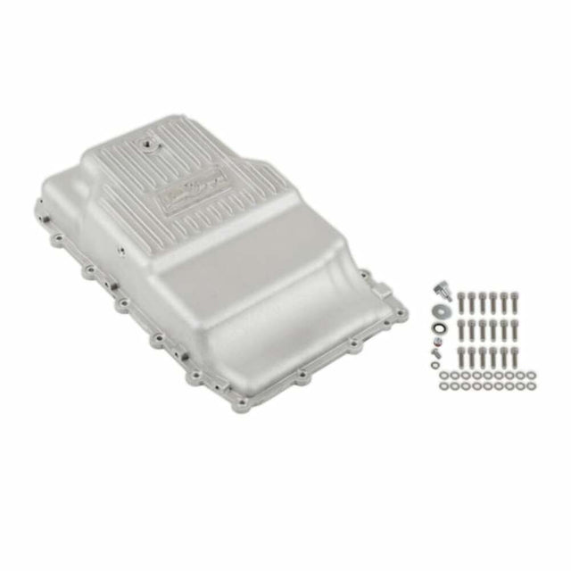 Fits 2017-23 Ford F-150 Deep Transmission Pan-Ford 10R80-Aluminum-Natural