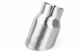 Fits 2017-24 718 Boxster Porsche Double-Walled 3.5"Cut Tips (Silver)-Set for Audi and VW stainless steel