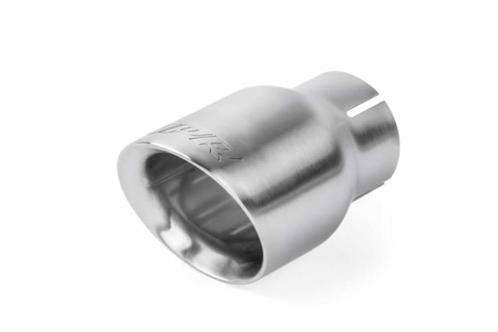 Fits 2017-24 718 Boxster Porsche Double-Walled 3.5"Cut Tips (Silver)-Set for Audi and VW stainless steel