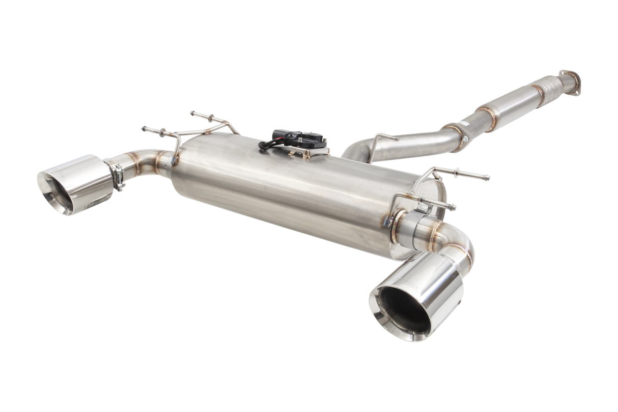 Fits 2017+ Toyota 86 and  2013+ BRZ 3" Varex Valved Cat Back Exhaust ESBRZ2VKCS