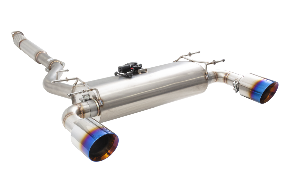 Fits 2017+ Toyota 86 and  2013+ BRZ 3" Varex Valved Cat Back Exhaust ESBRZ2VKCS