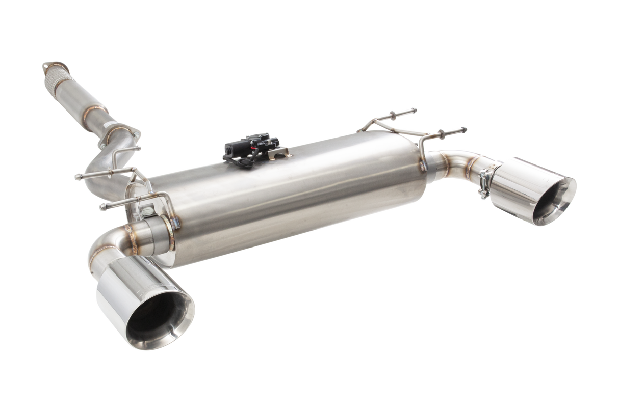 Fits 2017+ Toyota 86 and  2013+ BRZ 3" Varex Valved Cat Back Exhaust ESBRZ2VKCS