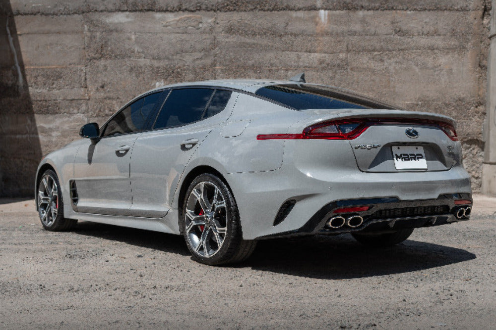 t Fits 2018-2021 Kia Stinger 2.5" Cat Back, Dual Split Rear, T304 - S4704304 MBRP Exhaust