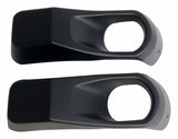 Fits 2018-2022 Jeep Wrangler JL Wrangler; fog light assembly Bezel Set -68295558K-CRN steel
