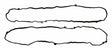 Fits 2018-2022 Jeep Wrangler JL Wrangler; Valve Cover Gasket Set -4893804K-CRN