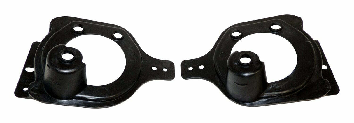 Fits 2018-2022 Jeep Wrangler JL Wrangler w/ Sport; fog light assembly Bracket Set -68293712K-CRN black