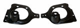 Fits 2018-2022 Jeep Wrangler JL Wrangler w/ Sport; fog light assembly Bracket Set -68293712K-CRN black