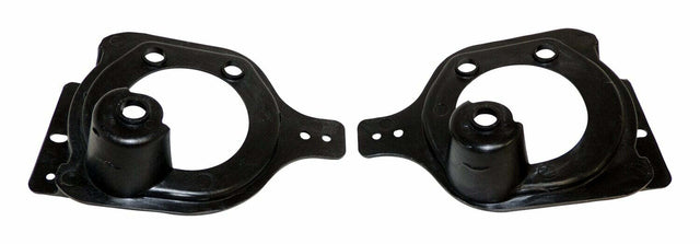 Fits 2018-2022 Jeep Wrangler JL Wrangler w/ Sport; fog light assembly Bracket Set -68293712K-CRN black