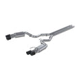 MBRP cat-back exhaust system fits 2018-2023 Ford Mustang Armor Pro Series T304 stainless steel carbon fiber tip S72053CF