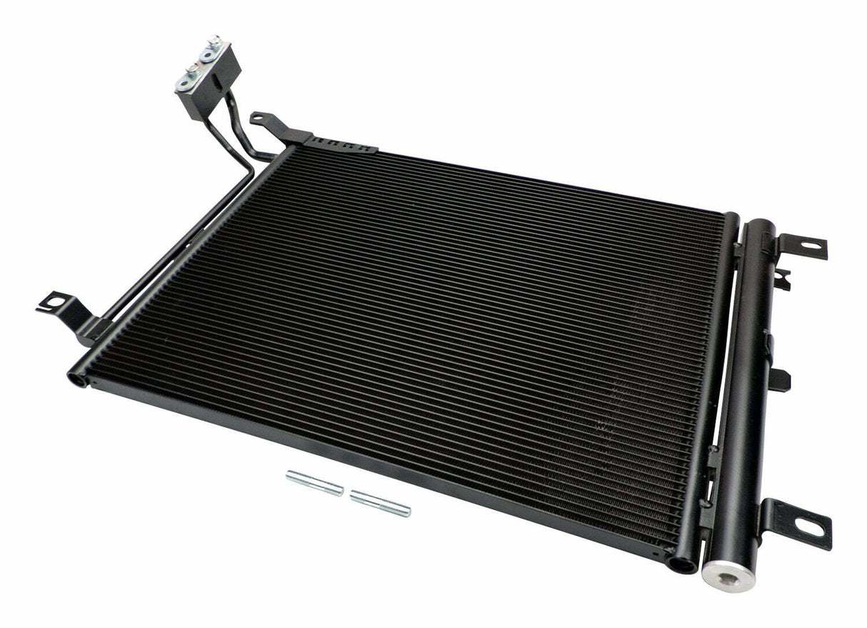 Fits 2018-2023 Jeep Wrangler JL Wrangler w/ 2.0L A/C Condenser; 68314789AC black