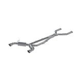 t Fits 2018-2024 INFINITI Q50 3" Cat Back, Dual Rear, T304 - S4400304 MBRP Exhaust