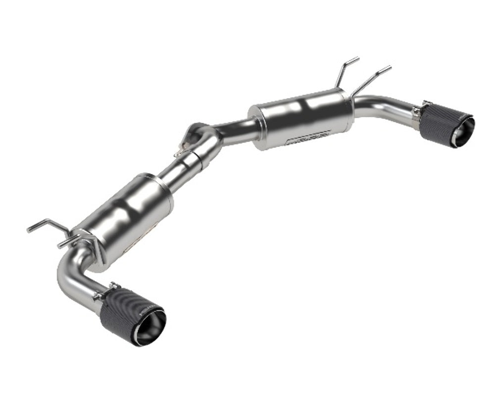 MBRP axle-back exhaust system fits 2019-2020 Mazda dual rear exit aluminized steel carbon fiber tip S44503CF 2.5 inch inlet/outlet
