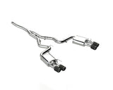 MBRP cat-back exhaust system fits 2019-2023 Ford Mustang Armor Pro Series T304 stainless steel carbon fiber tip S72233CF 3 inch inlet/outlet
