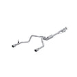 MBRP cat-back exhaust system fits 2019-2024 Chevy Silverado 1500 dual rear exit aluminized steel S5021AL 2.5 inch inlet/outlet