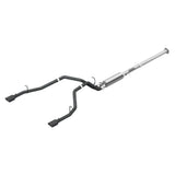 MBRP cat-back exhaust system fits 2019-2024 Ram 1500 dual split rear exit aluminized steel black coated S5152BLK