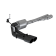 MBRP cat-back exhaust system fits 2019-2024 Chevy Silverado 1500 dual side exit aluminized steel S5092BLK