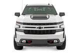 Fits 2019-2024 Silverado 1500 Hood Scoop; G1K Deep Ocean Blue; HS10010-G1K