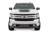 Fits 2019-2024 Silverado 1500 Hood Scoop; GBA Black; HS10010-GBA